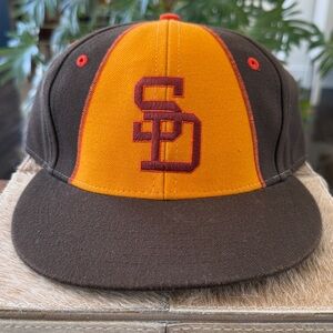 Vintage San Diego Padres 1984 Cooperstown Collection Brown & Orange Baseball Cap